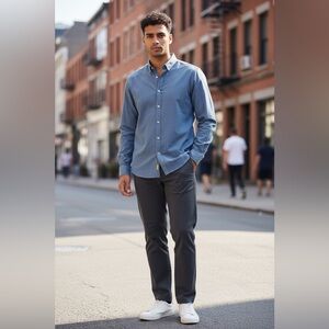 Descendant of Thieves Shirt Blue Check Button Up‎ Limited Edition 150 By